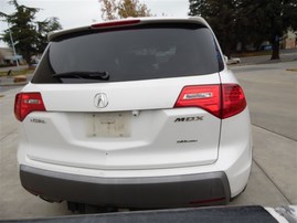 2008 Acura MDX White 3.7L AT 4WD #A22638